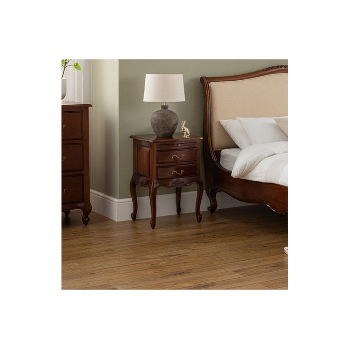 Alexander French Nightstand with Pull-out Shelf