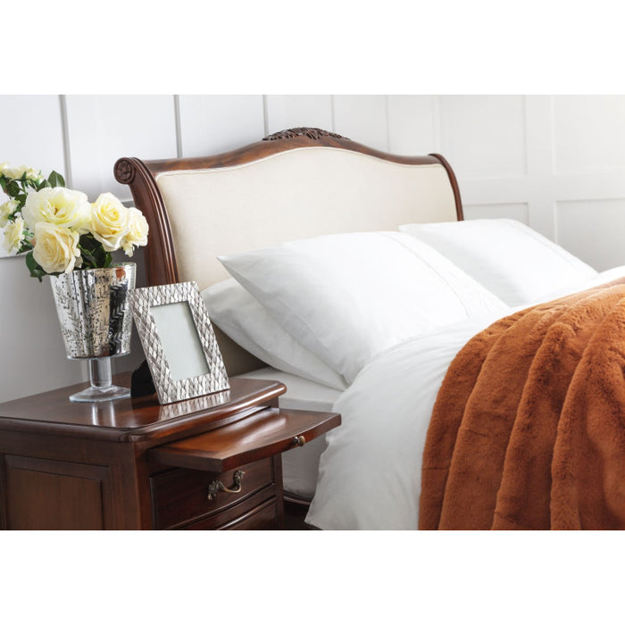 Alexander Upholstered French Louis XV Bed