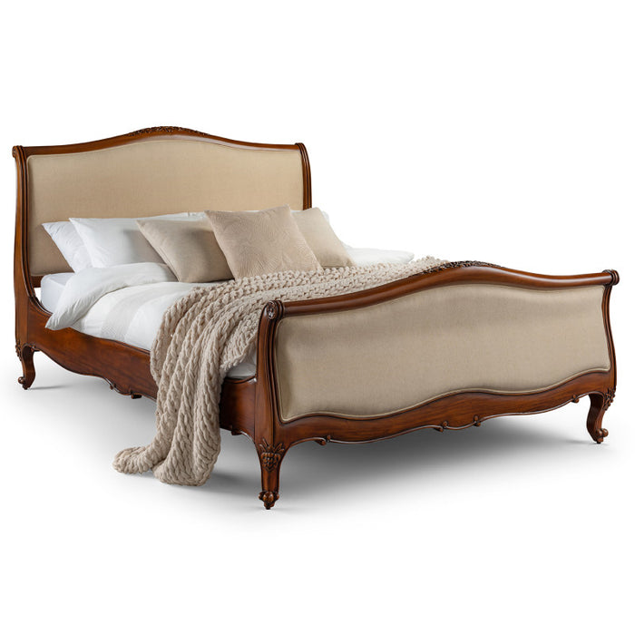 Alexander Upholstered French Louis XV Bed