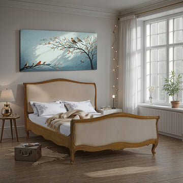 Alexander Weathered French Style Bed