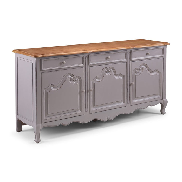 Alsace French Painted 3 Door Sideboard