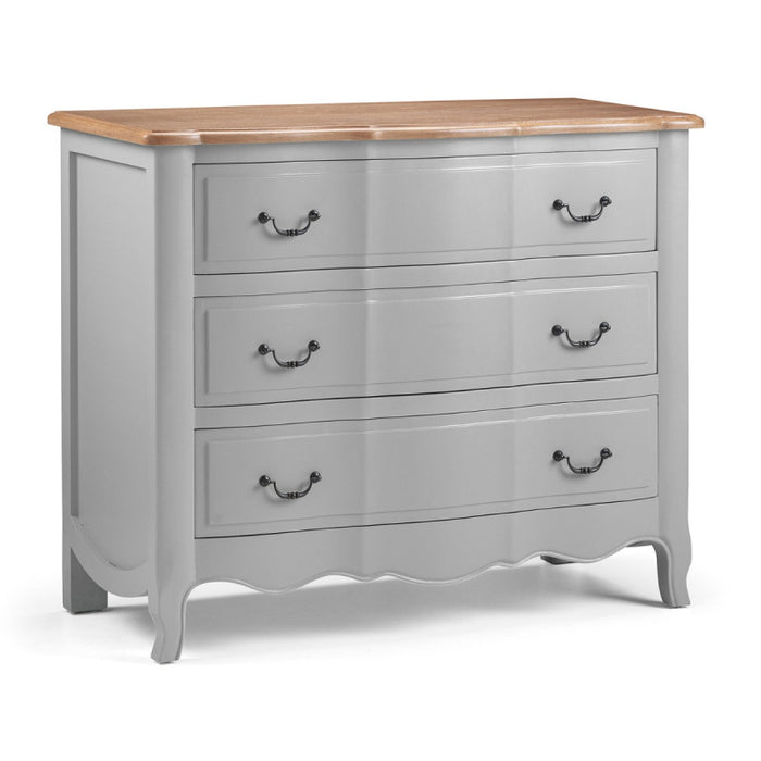 Alsace French Painted 3 Drawer Chest