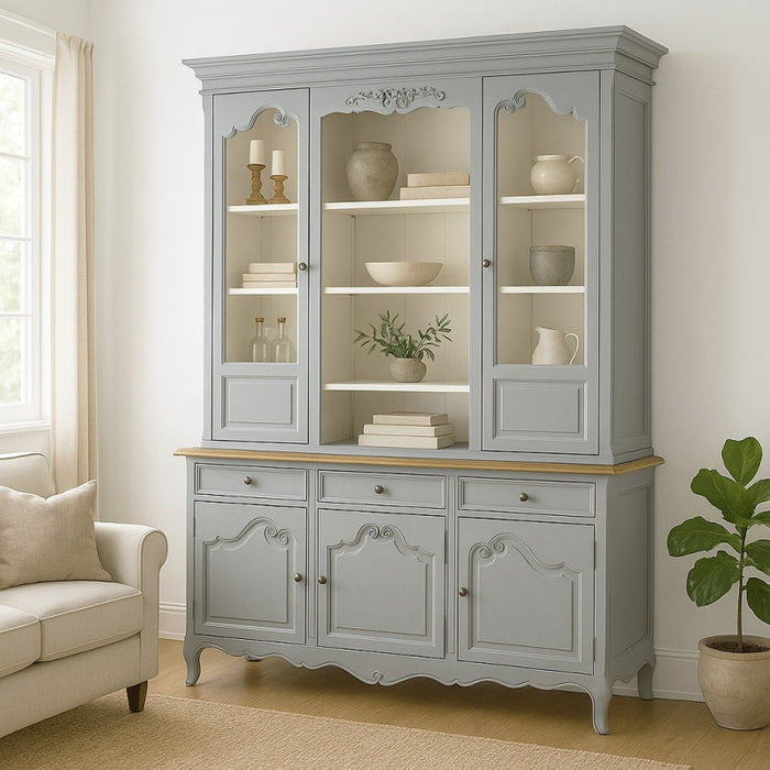 Alsace Painted Large Glazed Display