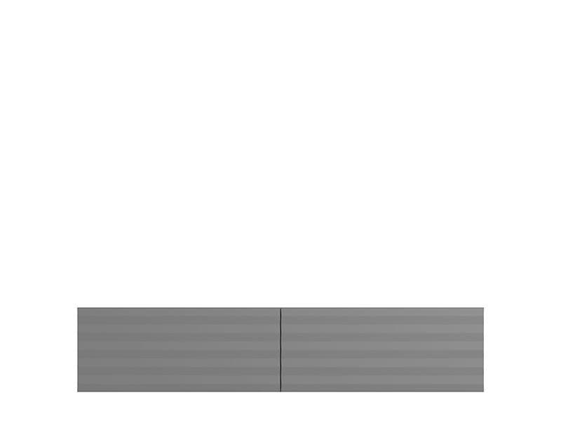 Amarentis Graphite Grey Wall Mounted Floating Wide Large TV Unit