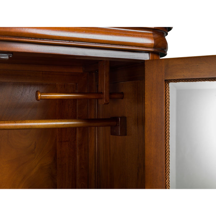 Antoinette French Sleigh Double Wardrobe