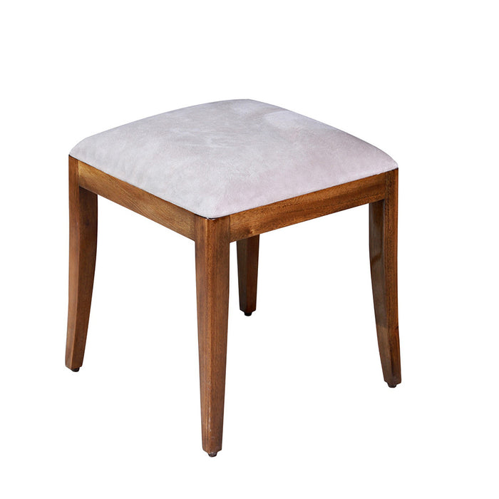 Antoinette French Upholstered Dressing Table Stool