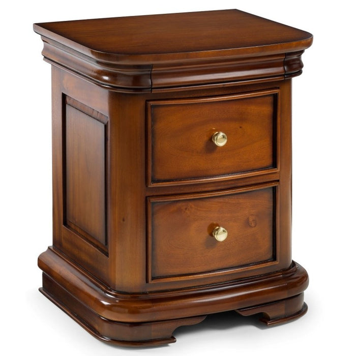 Antoinette French Sleigh Bedside Table