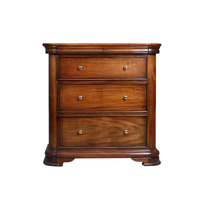 Antoinette French Sleigh Wide 3 Drawer Chest