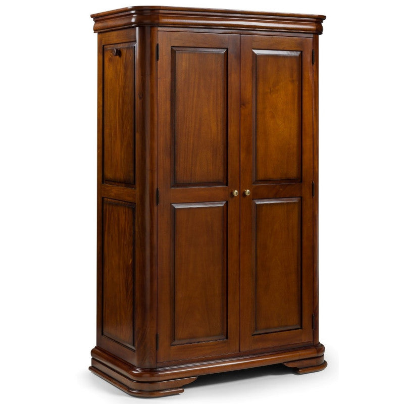 Antoinette French Sleigh Double Wardrobe