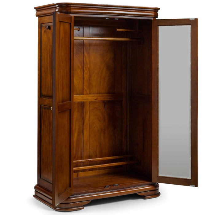 Antoinette French Sleigh Double Wardrobe