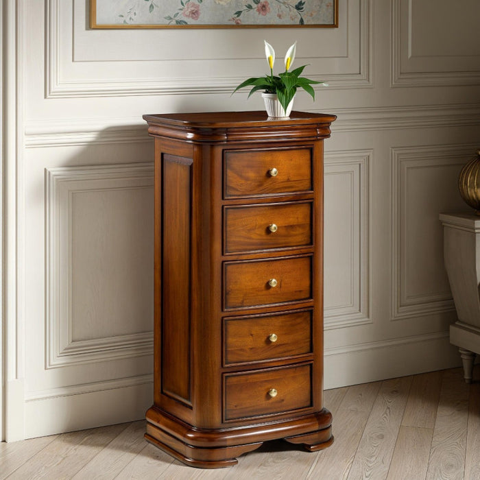 Antoinette French Sleigh Tall Chest