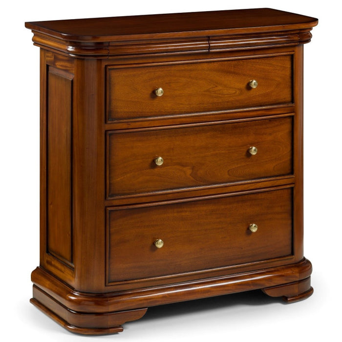 Antoinette French Sleigh Wide 3 Drawer Chest
