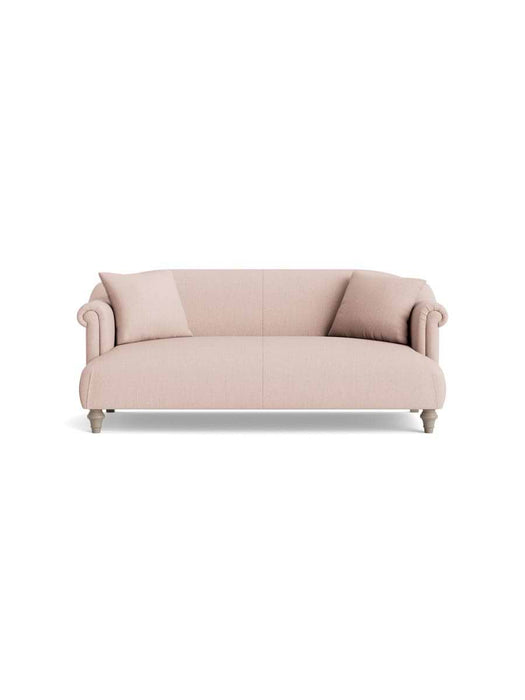Artes Two Seater Sofa â€“ Soft Blush Herringbone