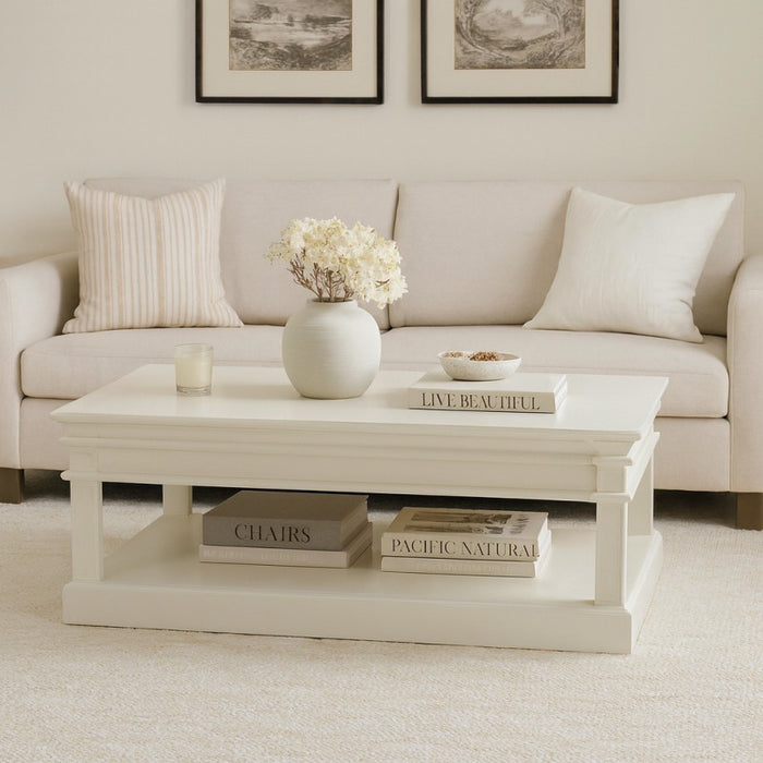 Ashwell Classic White French Style Coffee Table