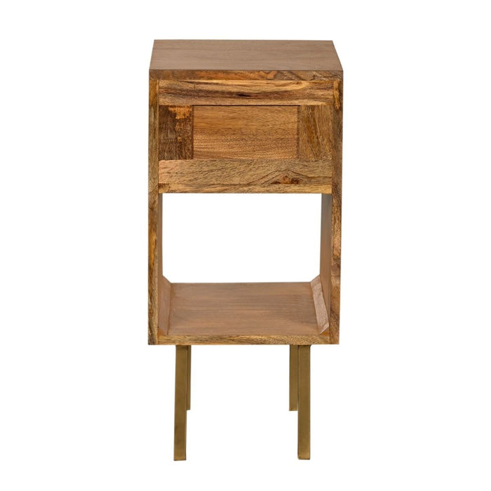 Block Light Mango Side Table - In Stock