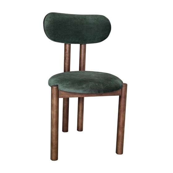 Acre & Artisan Aspen Velvet Green Dining Chair