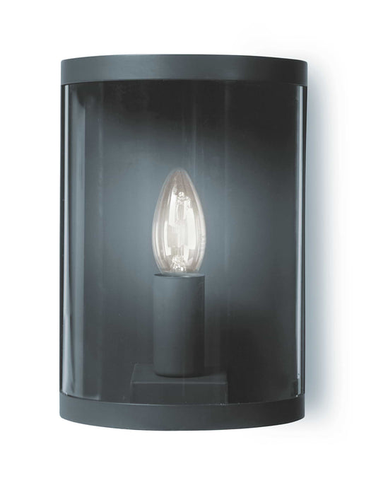 Enclosed Half Lantern - Grey