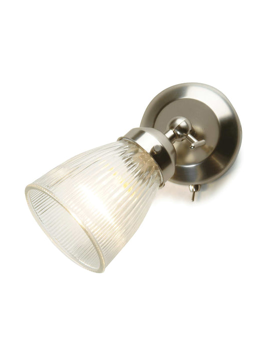 Fluted Glass Wall Light