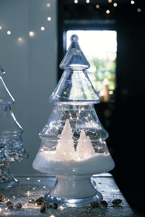 Mini White Christmas Trees