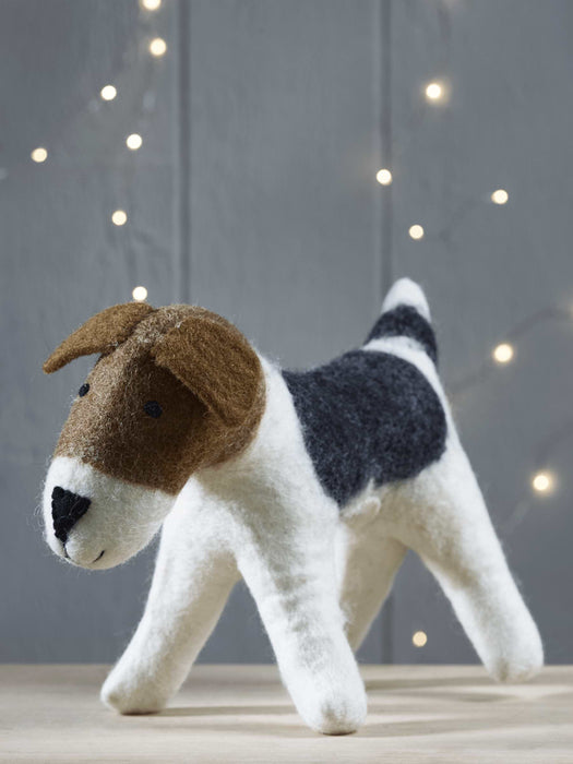 Large Felted Fox Terrier