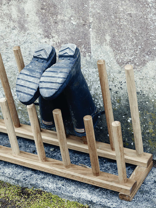 Oak Boot Rack