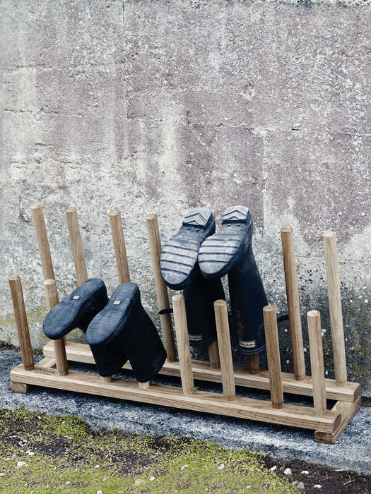 Oak Boot Rack