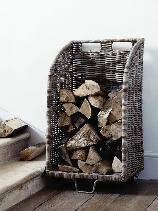 Rattan Log Trolley