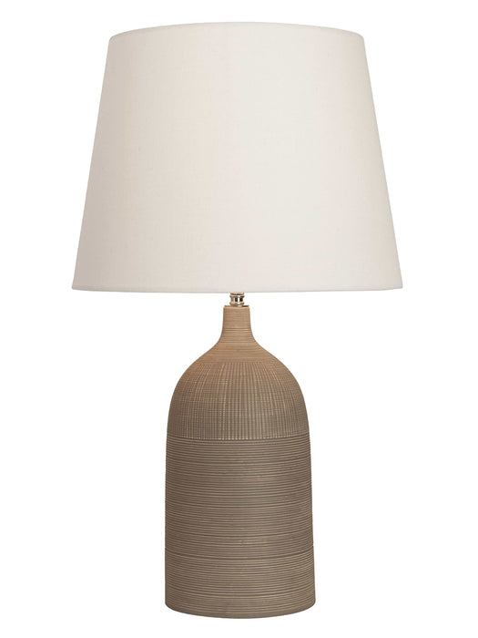 Etched Grey Table Lamp