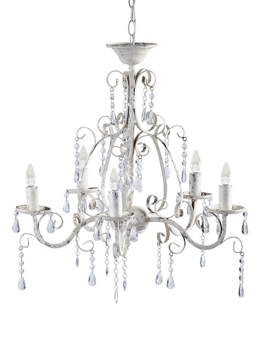 Florence Chandelier - Antique White