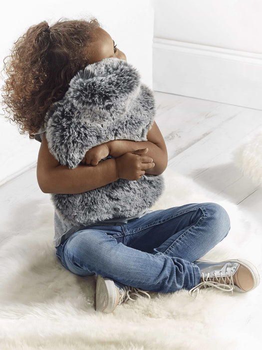Supersoft Faux Fur Hot Water Bottle - Husky