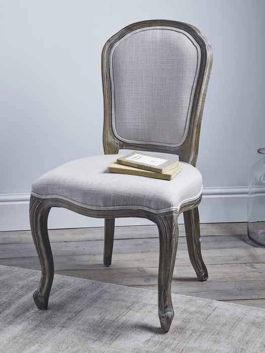 Upholstered Linen Chair