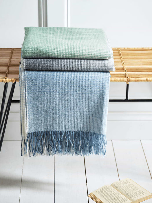 Alpaca Wool Throw - Green
