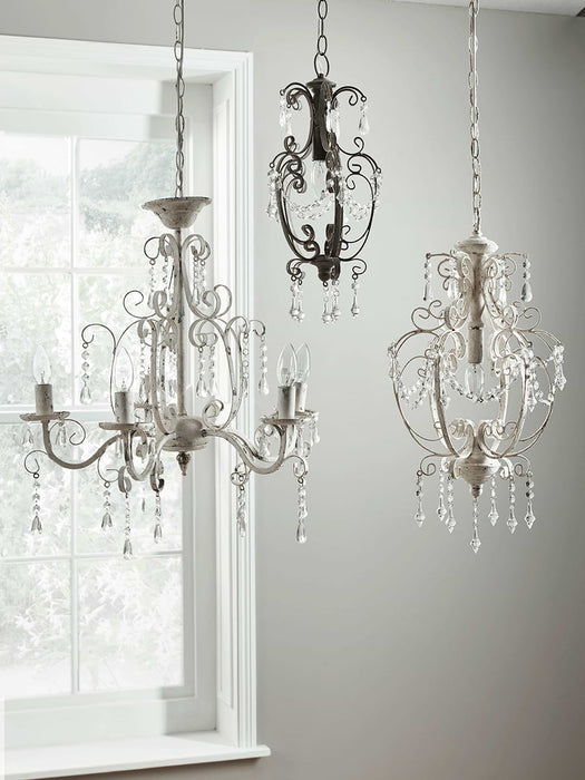 Florence Chandelier - Antique White