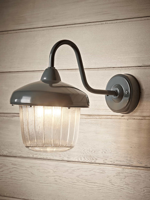 Grey Vintage Swan Neck Light