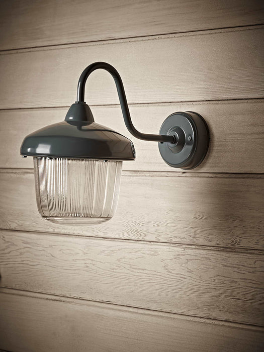 Grey Vintage Swan Neck Light