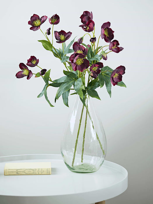 Three Faux Hellebore Sprays