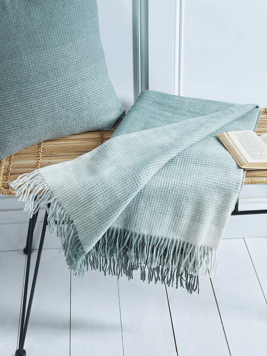 Alpaca Wool Throw - Green