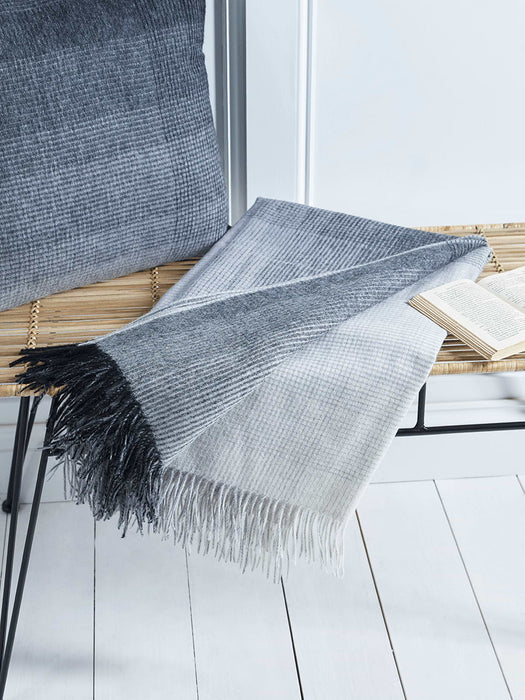 Alpaca Wool Throw - Grey