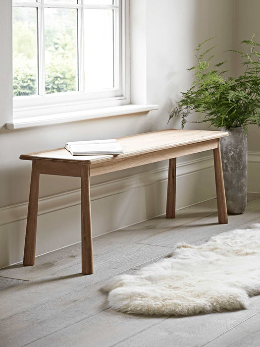 Bergen Oak Bench - Natural