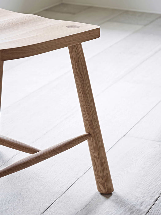 Two Bergen Oak Dining Chairs