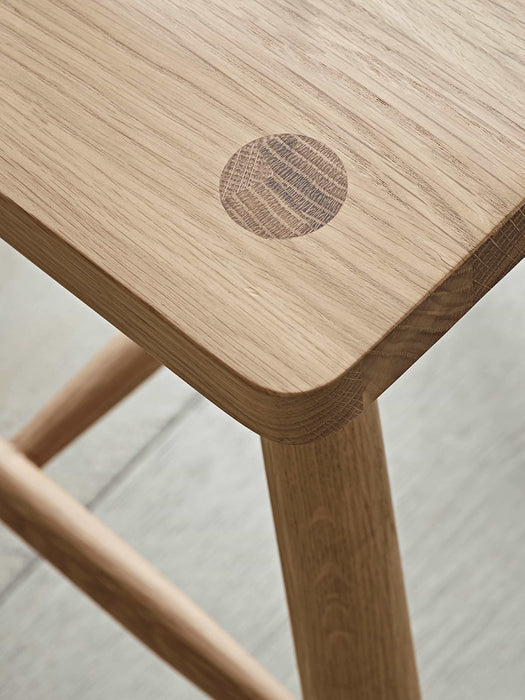 Two Bergen Oak Dining Chairs