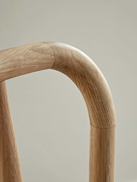 Two Bergen Oak Dining Chairs