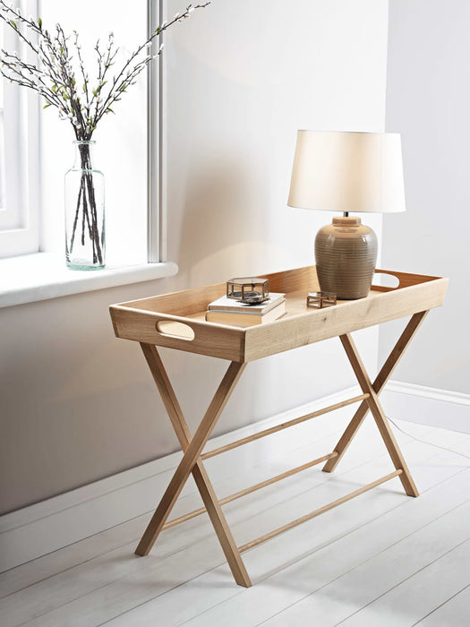 Oak Butler's Console Table