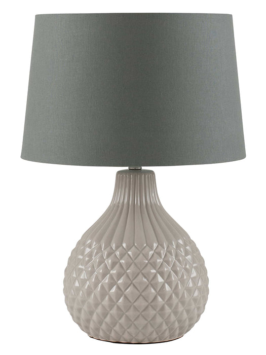 Embossed Ceramic Table Lamp