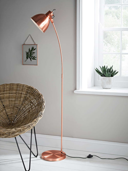 Elba Copper Floor Lamp