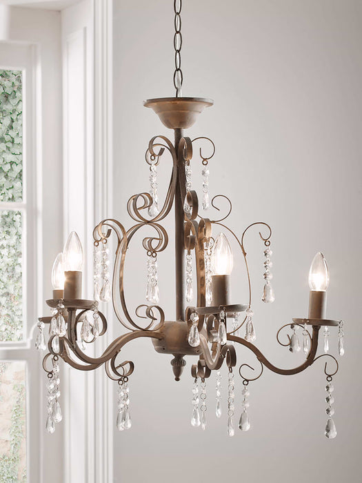 Florence Chandelier - Antique Grey