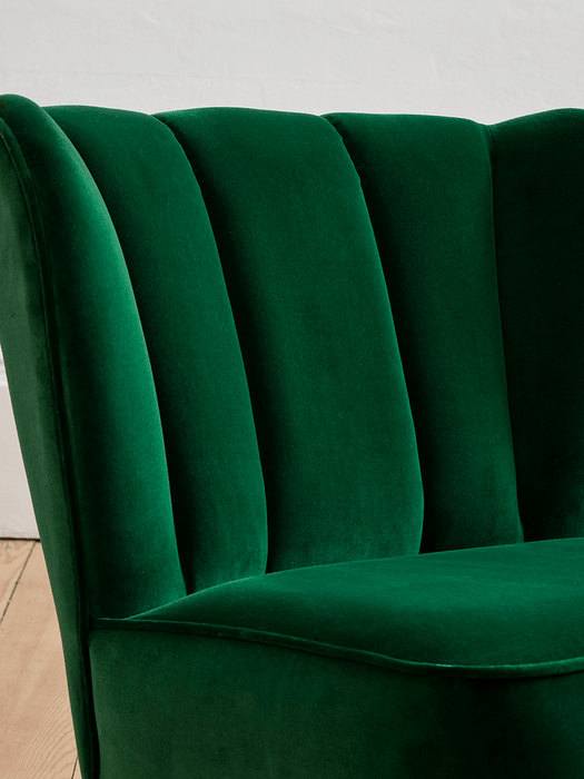 Westbury Velvet Chair - Green