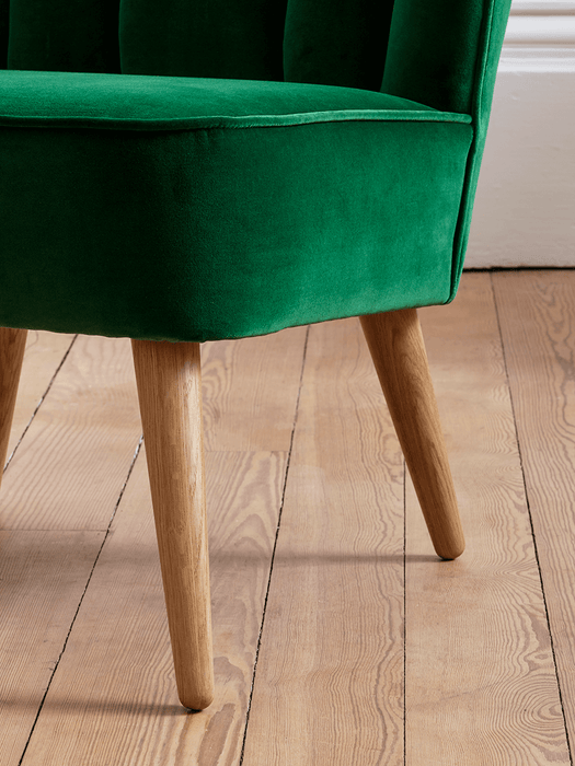 Westbury Velvet Chair - Green