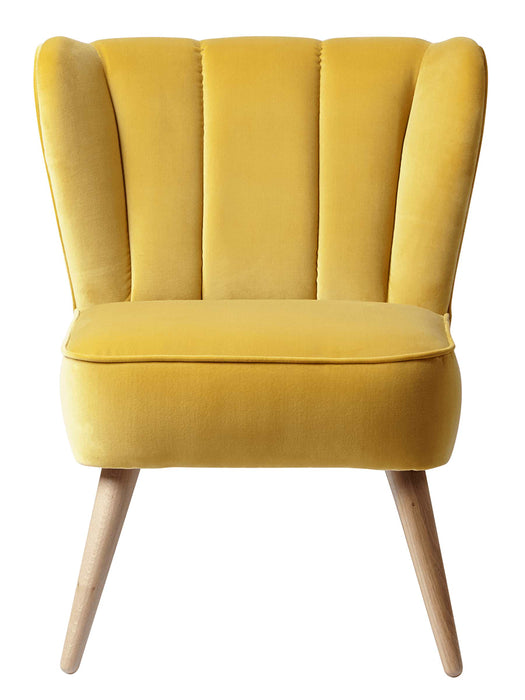 Westbury Velvet Chair - Mustard