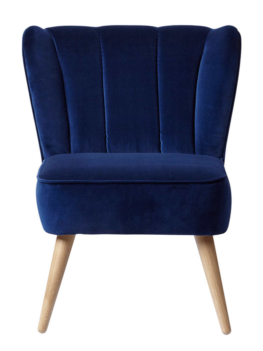 Westbury Velvet Chair - Navy
